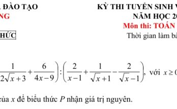 Đề tuyển sinh lớp 10 môn Toán (chuyên) năm 2025 – 2026 sở GD&ĐT Hải Dương