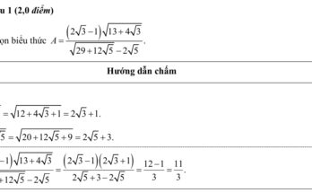 Đáp án Đề tuyển sinh lớp 10 môn Toán (chuyên) năm 2025 – 2026 sở GD&ĐT Tuyên Quang
