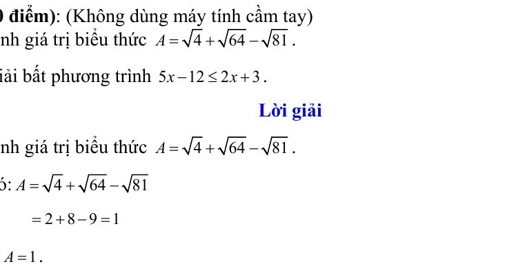 Đáp án Đề tuyển sinh lớp 10 môn Toán năm 2025 – 2026 sở GD&ĐT Khánh Hòa