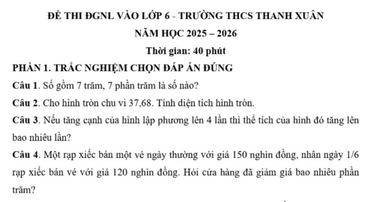 trắc nghiệm năng lực