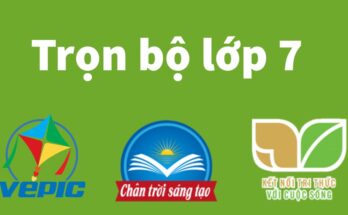sách giáo khoa lớp 7